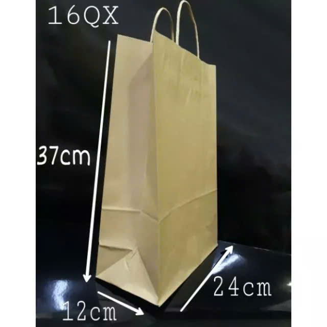 TÚI GIẤY KRAFT CÓ QUAI XÁCH ĐÁY VUÔNG